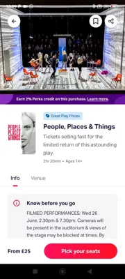 TodayTix android App screenshot 10