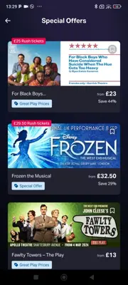 TodayTix android App screenshot 3